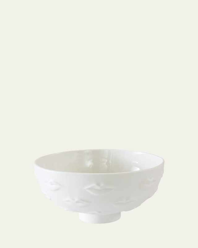 Gala Lips White Bowl